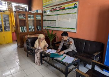 Polres Lebong Sosialisasikan Rencana Rekruitmen Bakomsus ke SMKN 01 Lebong