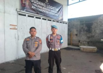 Siap Ciptakan Situasi Kamtibmas yang Aman dan Kondusif, Polres Kepahiang Perketat Pengamanan Kantor Penyelengaraan Pemilu