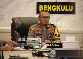 Gelar Anev Mingguan, Kapolda Bengkulu Tegaskan Dukung Penuh Pelaksanaan Asta Cita Presiden RI