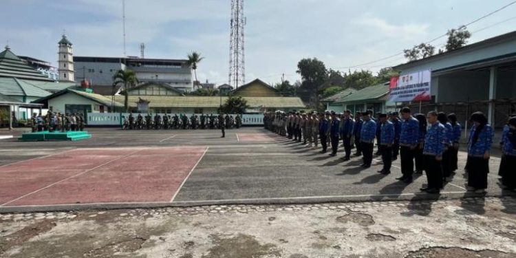 Apel Pasukan dan Latihan Terintegrasi TNI-Polri dan Pemda dalam Rangka Antisipasi Konflik Sosial Tahun 2024 di Kab. Rejang Lebong