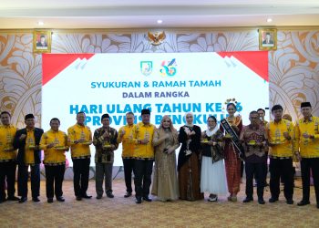 Kapolda Bengkulu Hadiri Syukuran dan Ramah Tamah Peringatan HUT ke-56 Provinsi Bengkulu