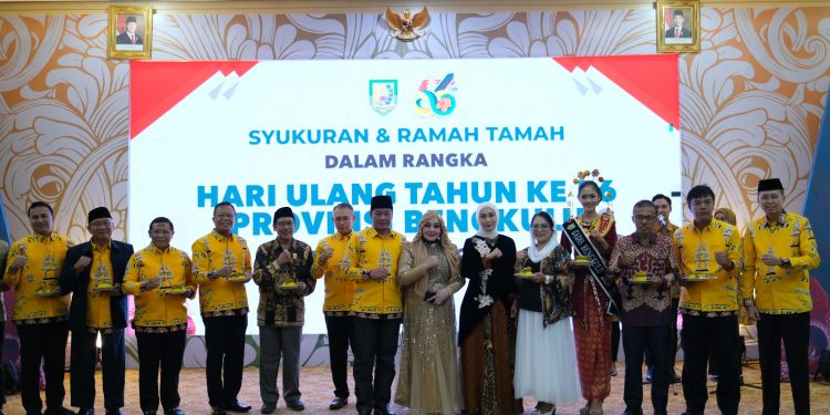 Kapolda Bengkulu Hadiri Syukuran dan Ramah Tamah Peringatan HUT ke-56 Provinsi Bengkulu