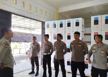 Polres Bengkulu Selatan Tingkatkan Pengamanan Gudang Logistik KPU BS Jelang Pilkada 2024