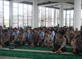 Polda Bengkulu Ikuti Binrohtal Virtual Bersama SSDM Polri: Kupas 7 Golongan Penghuni Surga