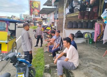 Serap Aspirasi Warga Pasar Tais, Polsek Seluma Timur Gelar Jumat Curhat