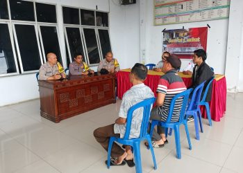 Polsek Selupu Rejang Gelar Kegiatan “Jum’at Curhat” di Desa Air Meles Bawah