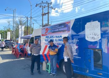 Ditlantas Polda Bengkulu Gelar Pelayanan SIM Keliling dan Samsat Keliling di Acara CFD dalam Rangka HUT Bhayangkara