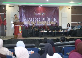 Kapolda Bengkulu Menjadi Narasumber Dialog Publik Road Map Bengkulu Emas di UMB