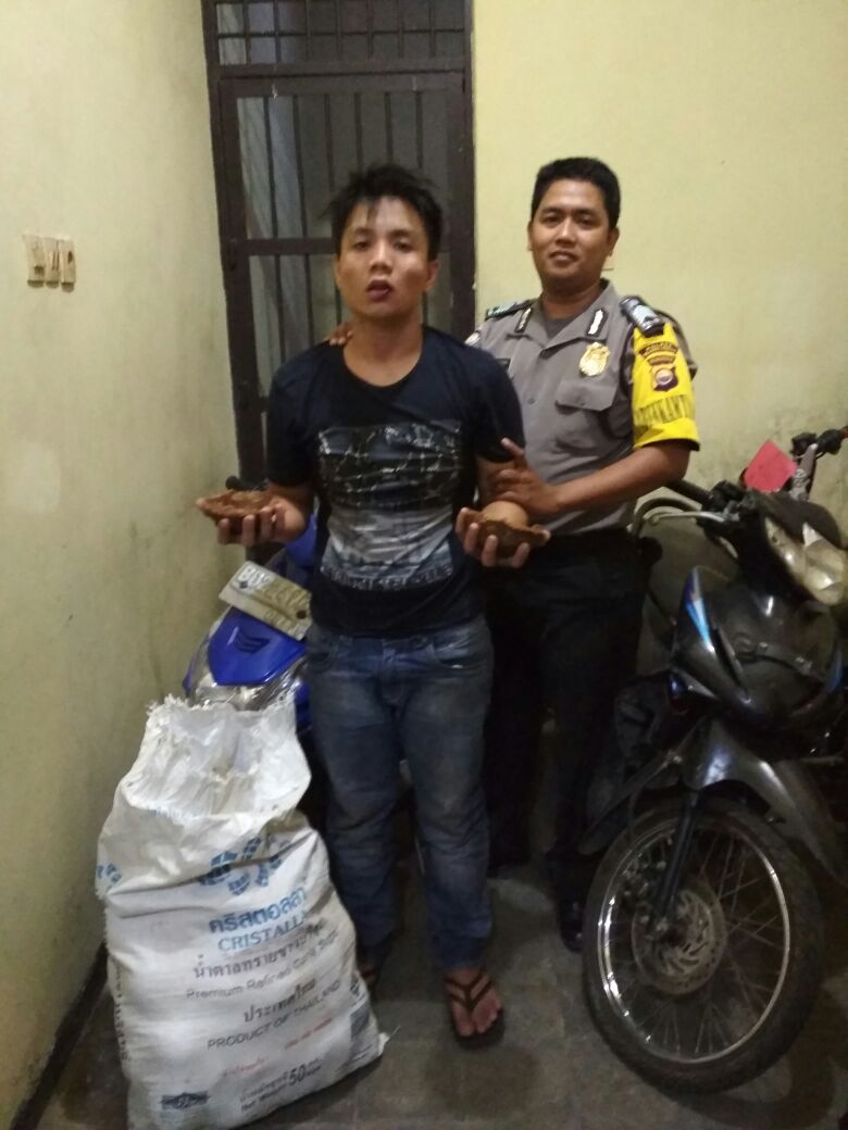 Habis Bobol Warung, Pemuda Diamankan Polisi