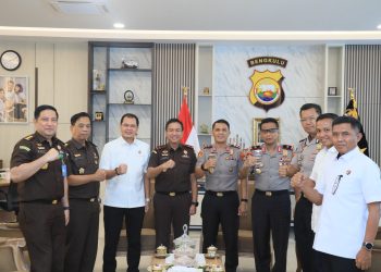 Kapolda Bengkulu Terima Silaturahmi Kajati Bengkulu, Tegaskan Komitmen Sinergitas Penegakan Hukum