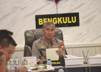 Kapolda Bengkulu Pimpin Rapat Anev Mingguan, Tekankan Peningkatan Kinerja dan Pelayanan Publik