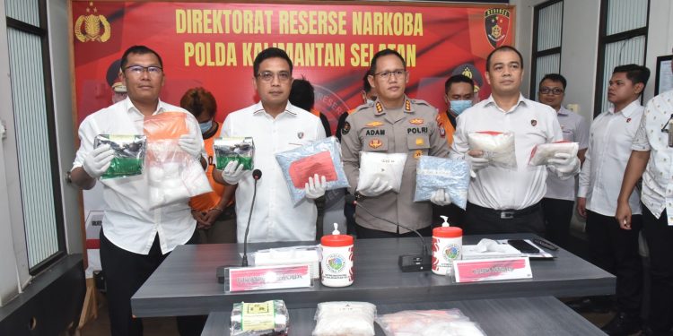 Polda Kalsel Bongkar Jaringan Narkoba Terafiliasi Fredy Pratama