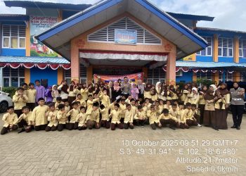 Ditlantas Polda Bengkulu Gelar Police Go To School di SDN 20 Kota Bengkulu