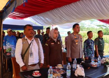 Wujudkan Ketahanan Pangan, Polres Lebong Resmikan Panen Jagung Serentak dan Pembangunan Gudang