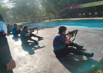 Ditpamobvit Polda Bengkulu Gelar Latihan Menembak untuk Tingkatkan Kemampuan Personil