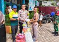Polresta Bengkulu Hadir Dampingi Penyaluran Bantuan bagi Korban Kebakaran di Pengantungan