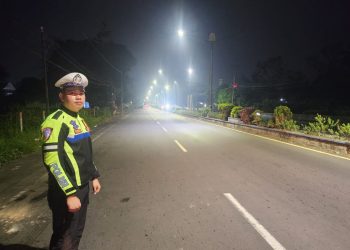 Satlantas Polres Kepahiang Gelar Patroli Blue Light, Arus Lalu Lintas Terpantau Lancar