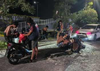 Unit Opsnal Reskrim Polsek Teluk Segara Gelar KRYD Antisipasi 3C, Geng Motor dan Tawuran Remaja