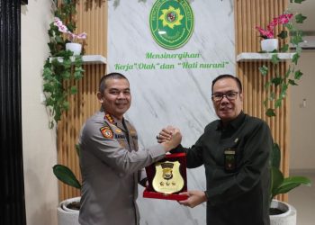 Kapolresta Bengkulu Kunjungi Pengadilan Negeri, Pererat Silaturahmi Antar Lembaga