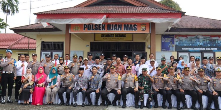 Wakapolda Bengkulu Cek Polsek Ujan Mas dan Gelar Silaturahmi Bersama Forkopimcam