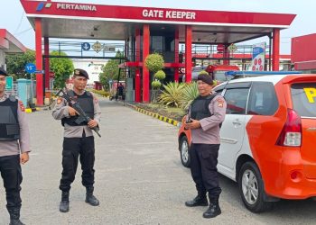Antisipasi Kejahatan Jalanan, Ditpamobvit Polda Bengkulu Gencar Patroli di Objek Vital