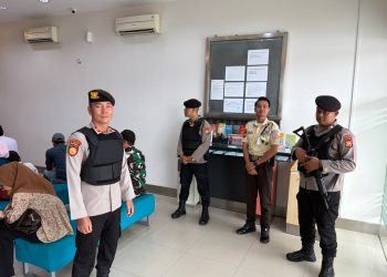 Jaga Objek Vital Tetap Aman, Ditpamobvit Polda Bengkulu Gelar Patroli Dialogis di Perbankan dan Kantor Pemerintahan