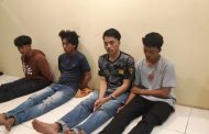 Bawa Ganja Dalam Bagasi Motor, 4 Pemuda Ditangkap Polisi