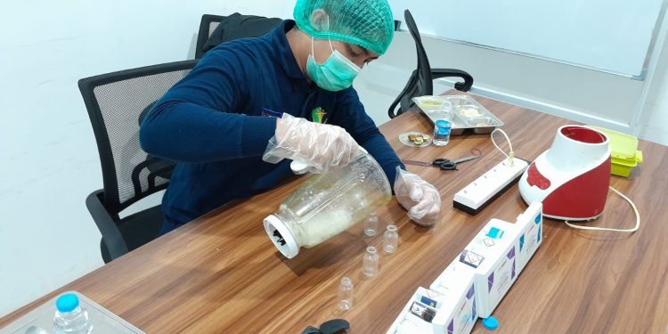 Tim Food Security Biddokkes Polda Bengkulu Rutin Gelar Pemeriksaan dan Keamanan Makanan MBG di Dapur SPPG Kandang Mas