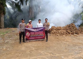 Polres Mukomuko Bersama Polsek Jajaran Gencarkan Patroli dan Himbau Cegah Karhutla