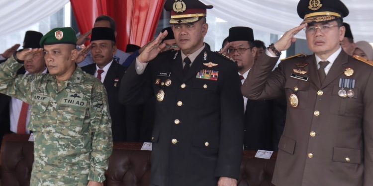 Irwasda Polda Bengkulu Hadiri Upacara Hari Sumpah Pemuda ke-98 di Kantor Gubernur Bengkulu