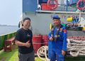 “Ditpolairud Polda Bengkulu Intensifkan Patroli Perairan, Himbau Kapal yang Sandar di Teluk Sepang”