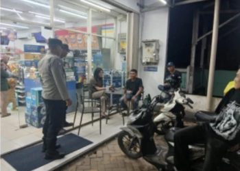 Personil Polsek Taba  Penanjung Laksanakan Patroli Dan Monitoring  Situasi Kamtibmas