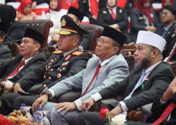 Kapolda Bengkulu Menghadiri Undangan Ketua DPRD Bengkulu dalam Acara Mendengarkan Pidato Kenegaraan Presiden