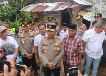 Akhiri Masa Jabatan dengan Bakti, Kapolda Bengkulu Groundbreaking Bedah Rumah ke-77 hingga 80