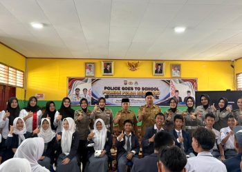Polwan Polda Bengkulu Goes To School di SMAN 1 Bengkulu, Tanamkan Literasi Digital dan Anti Narkoba