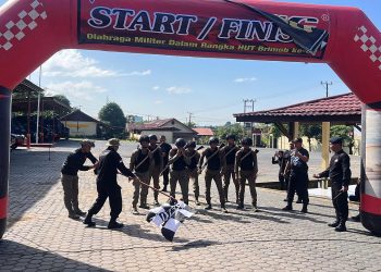 Brimob Polda Bengkulu Gelar Lomba Olahraga Militer Antar Satker Sambut HUT Brimob ke-80 Tahun 2025