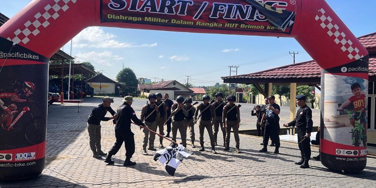 Brimob Polda Bengkulu Gelar Lomba Olahraga Militer Antar Satker Sambut HUT Brimob ke-80 Tahun 2025