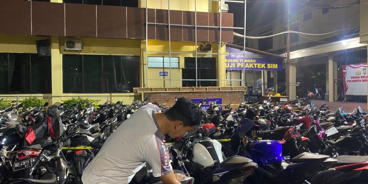 Berlanjut, Polresta Bengkulu Kembali Tertibkan Kendaraan Berknalpot Brong dan Tidak Sesuai Spektek