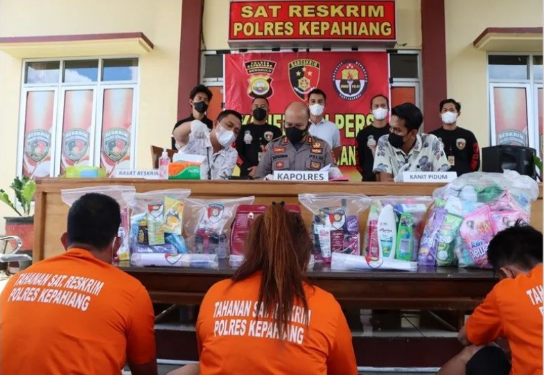 Polres Kepahiang Berhasil Ringkus Tiga Komplotan Spesialis Minimarket