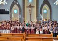 Wakapolda Bengkulu Laksanakan Minggu Kasih di Gereja Katolik ST.Yohanes Bengkulu : Wujud Polri Humanis dan Dekat dengan Umat