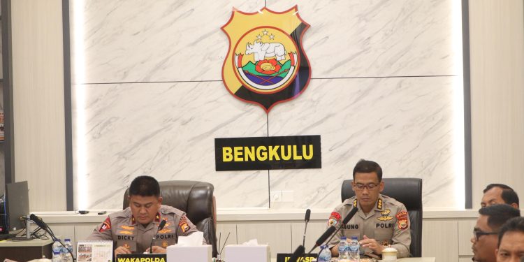 Wakapolda Bengkulu Ikuti Forum Belajar Bersama “Komunikasi Krisis” Secara Daring