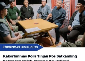 Kakorbinmas Baharkam Polri Tinjau Pos Satkampling Kelurahan Bajak,Dorong Revitalisasi Satkamling Sebagai Pilar Keamanan Lingkungan Berbasis Masyarakat