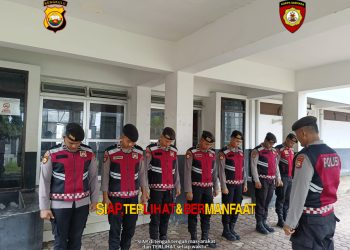 Dit Samapta Polda Bengkulu Gelar Apel dan Pengamanan Kejuaraan Pencak Silat Kapolda Cup