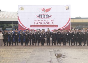 Kapolda Bengkulu Pimpin Upacara Hari Kesaktian Pancasila di Lapangan Anton Soedjarwo Polda Bengkulu