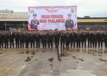 Kapolda Bengkulu Pimpin Upacara Hari Pahlawan di Polda Bengkulu