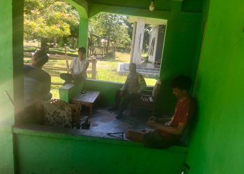 Bhabinkamtibmas Polsek Kaur Tengah Laksanakan Sambang DDS di Desa Gunung Tiga 2