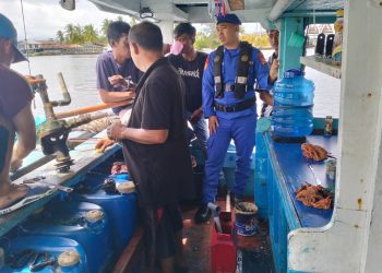 Ditpolairud Polda Bengkulu Laksanakan Patroli Perairan di Perairan Tanjung Genting