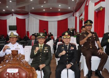 Kapolresta Bengkulu Hadiri Rapat Paripurna Istimewa DPRD Kota Bengkulu dengan Agenda Mendengarkan Pidato Presiden RI dalam rangka HUT RI ke-81