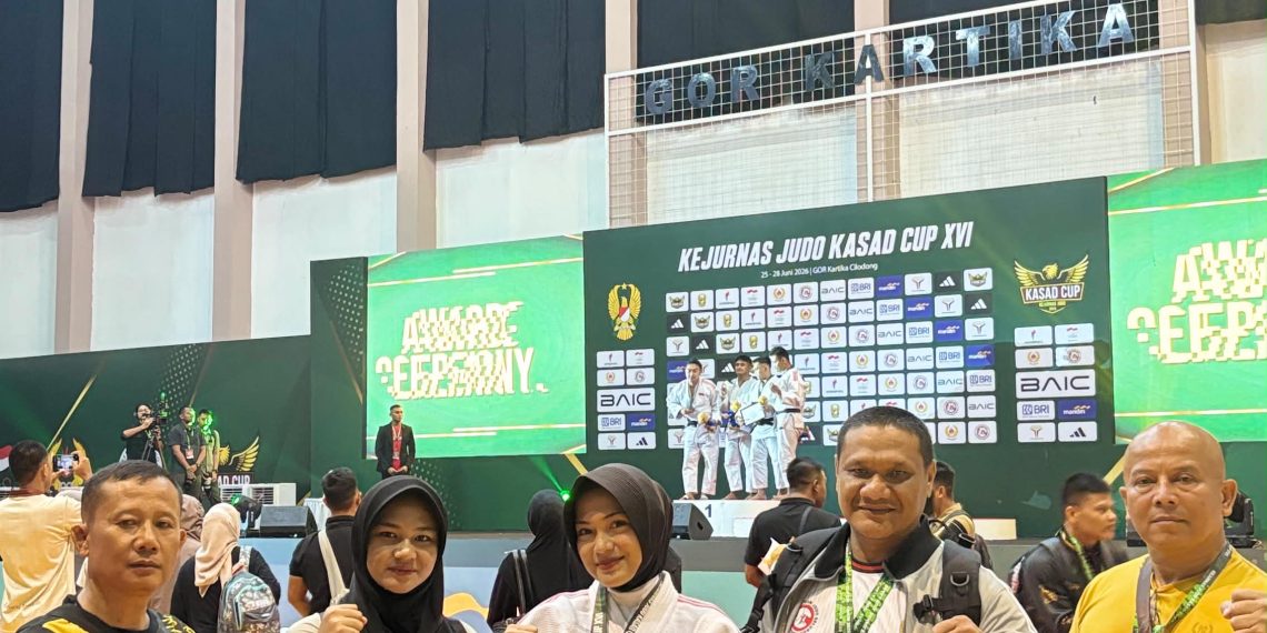 Polwan Polda Bengkulu Raih Perunggu di Kejurnas Judo Kasad Cup XVI 2026 Kelas 57 Kg Kategori TNI-Polri