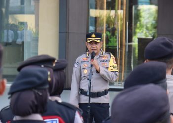 Cek Kesiapan Personel, Kasatgas Banops Pimpin Apel Pagi Ops Ketupat Nala 2026